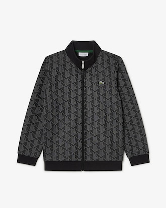 Sudadera con monograma Paris de cuello alto y Cierre para niño