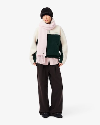 Women's High-Neck Oversized Fleece Sweatshirt