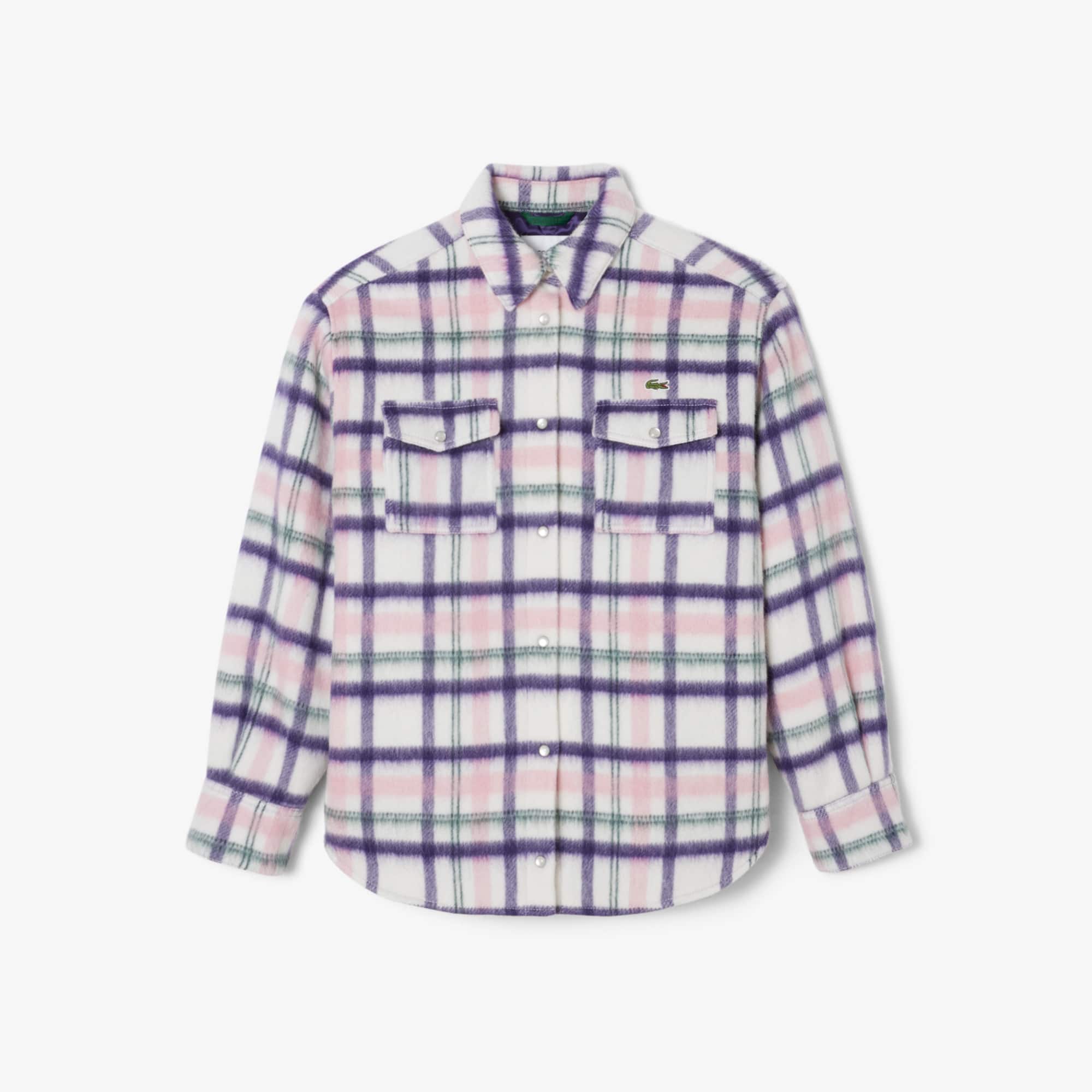 Women's Oversized Quilted Wool Overshirt
