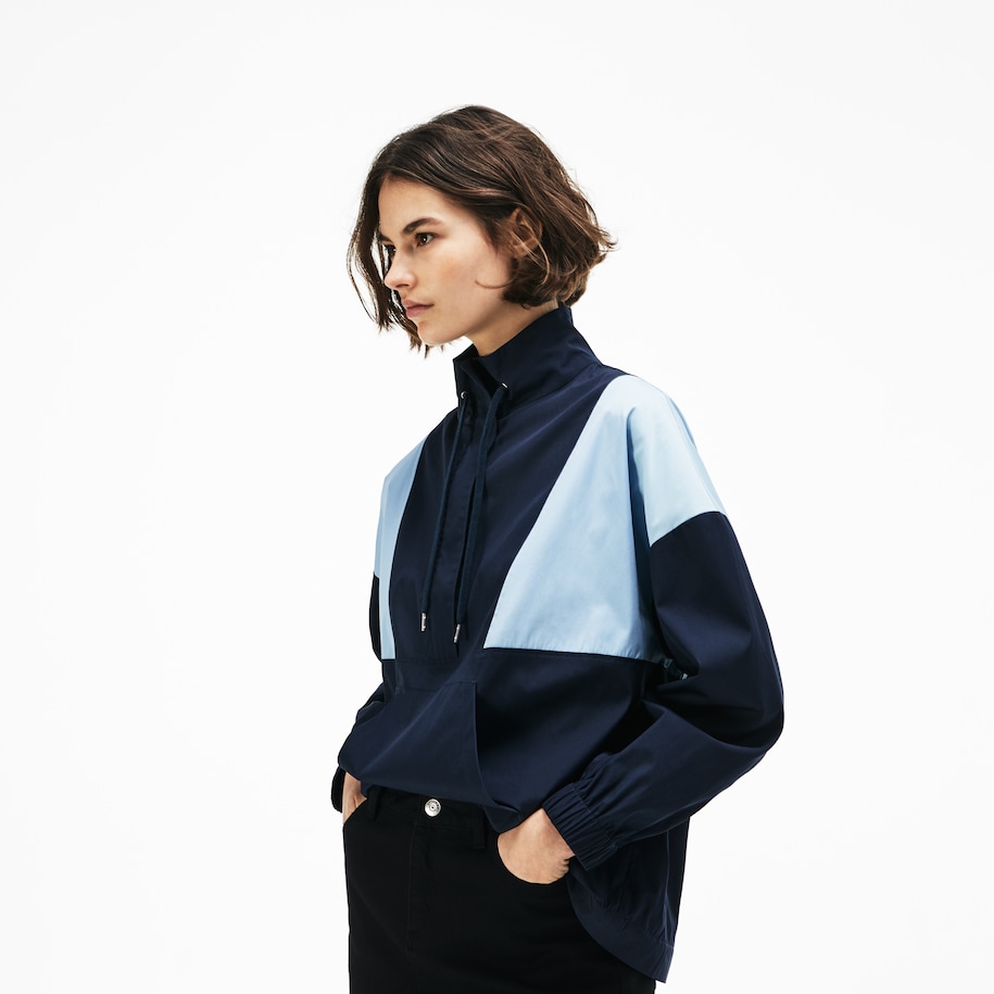colorblock sweatshirt dress