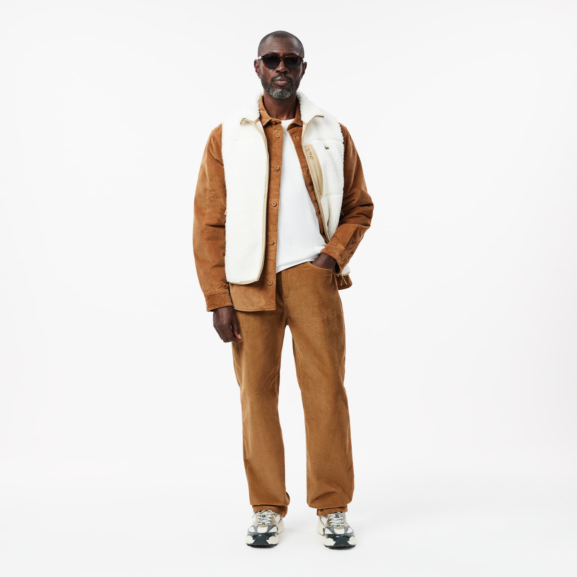 Men's Oversized Corduroy Overshirt - Button Down Shirts - New In