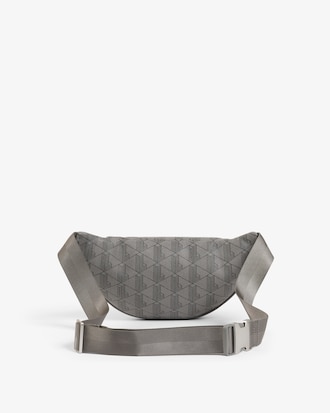 Sac banane zipp&eacute; The Blend en toile monogramme