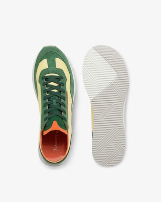 Men's Match Break Textile and Suede Sneakers