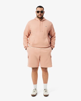 Men's Cotton Fleece Cargo Shorts