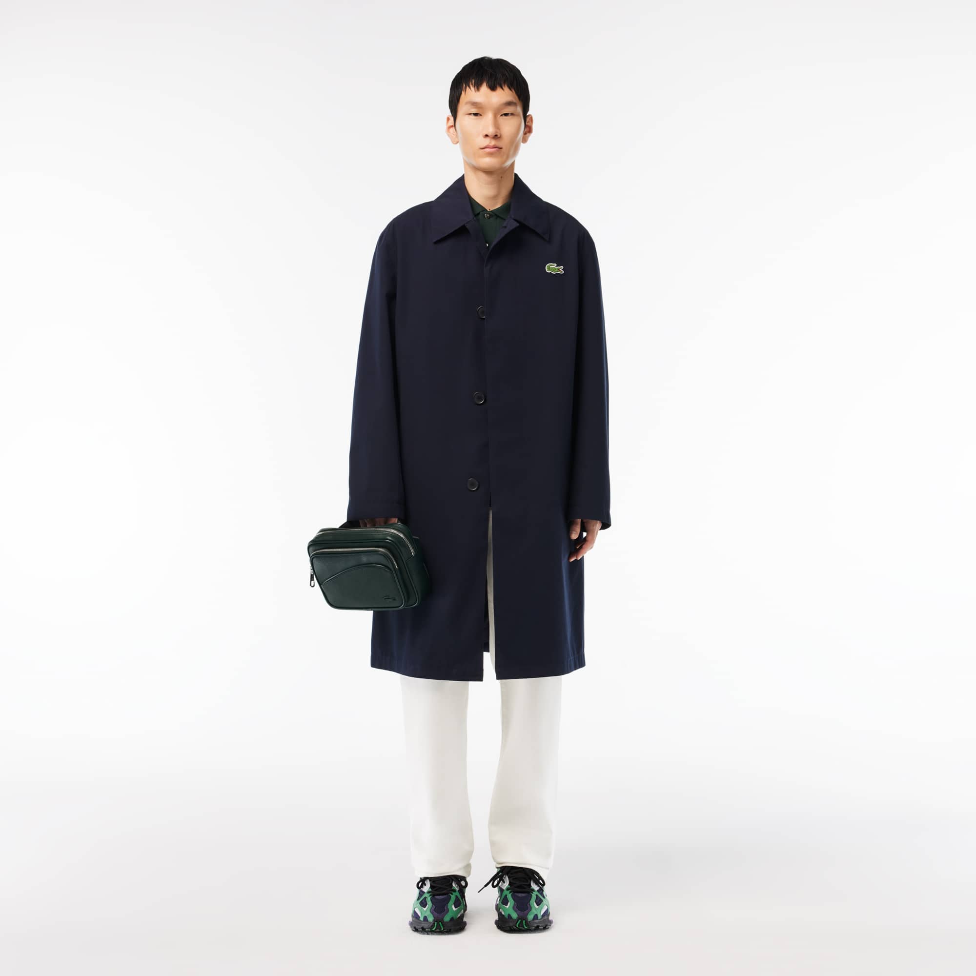Angy Grain Leather Reporter Bag - Bags - New In 2026 | Lacoste