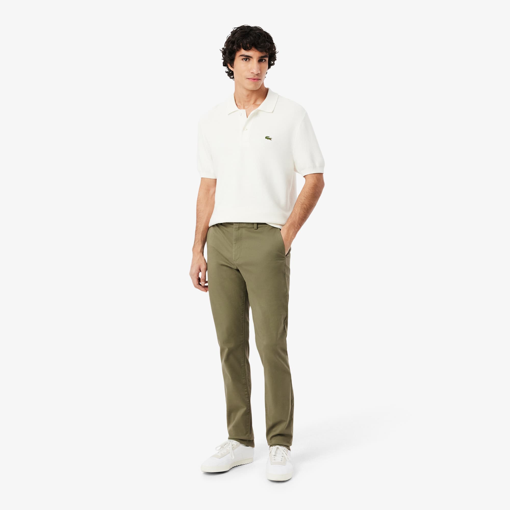 Slim Fit Stretch Twill Chino Pants - Pants & Sweatpants - New In
