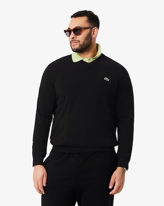Men's Cotton V-Neck Sweater