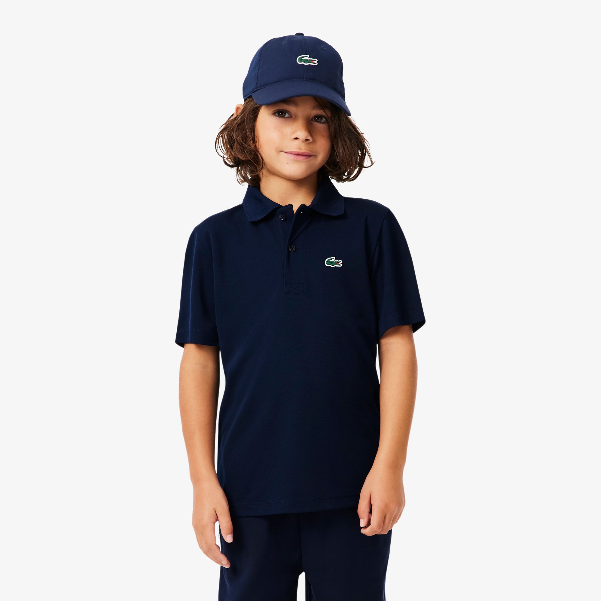 Lacoste Boys' Sport Ultra Dry Jersey Polo - 16 Years In Blue