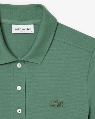 Women's L.12.D Slim Fit Stretch Mini Piqu&eacute; Polo