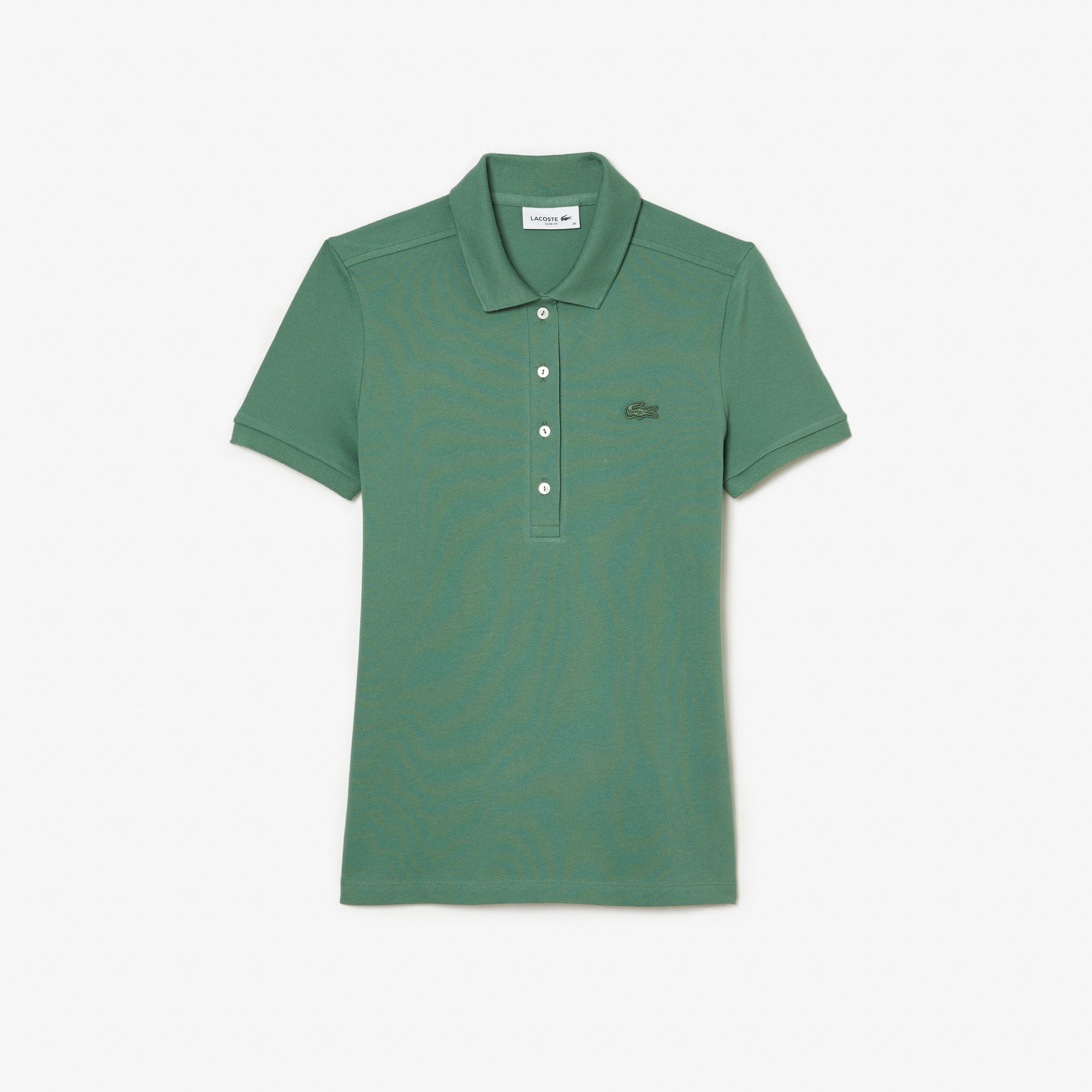 Lacoste Women's L.12.D Slim Fit Stretch Mini Piqué Polo