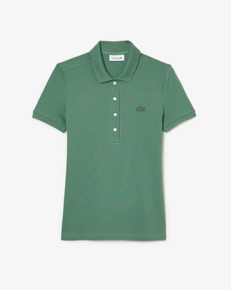 Women's L.12.D Slim Fit Stretch Mini Piqu&eacute; Polo