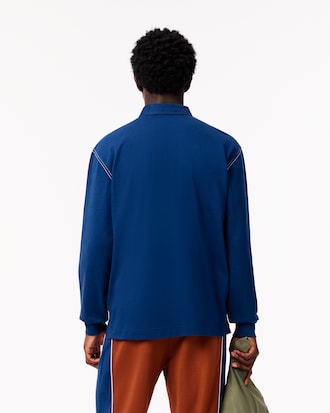 Men's Relaxed Fit Cotton Rugby Shirt
