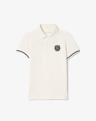 Kids' Logo Back Petit Piqu&eacute; Golf Polo