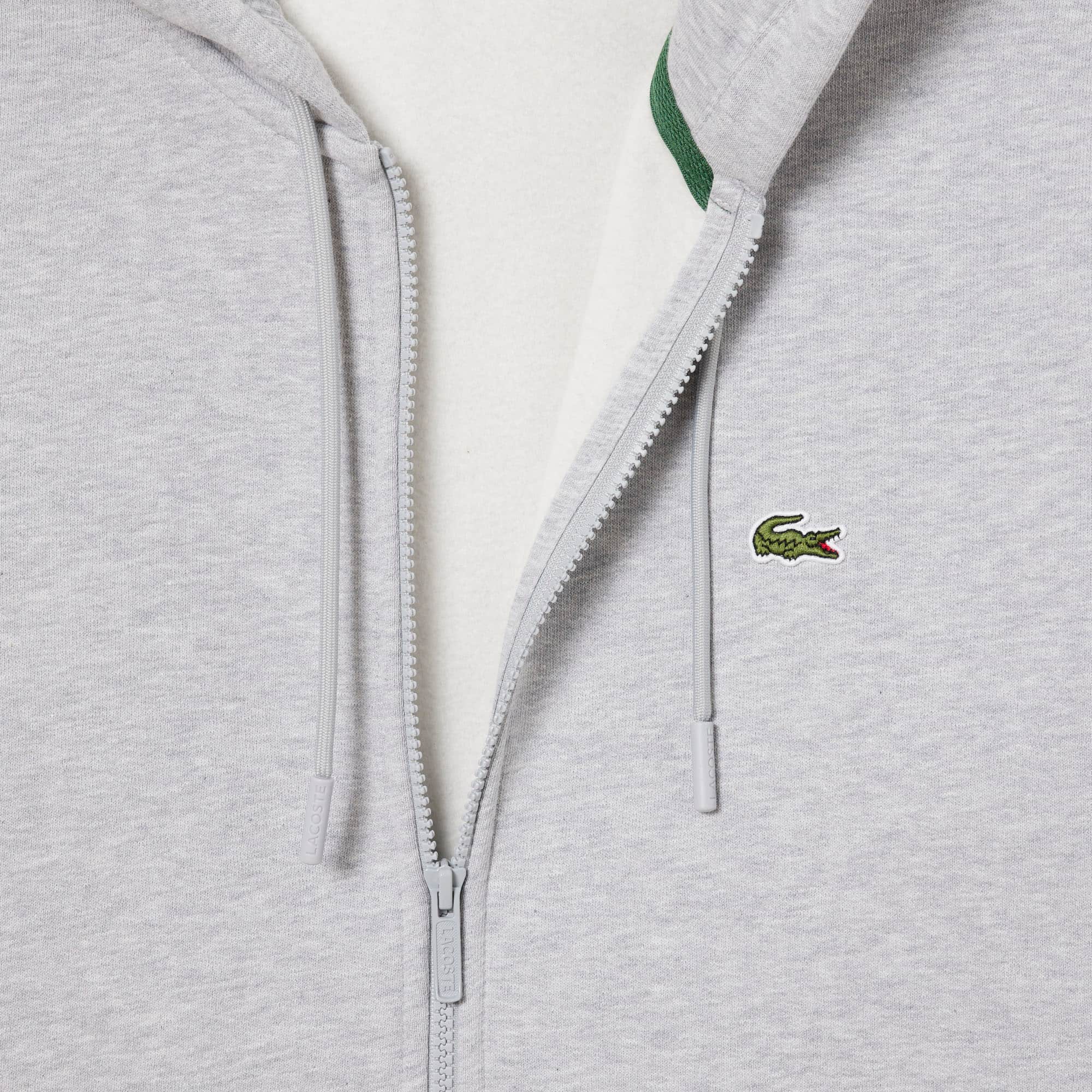 Organic Cotton Kangaroo Pocket Hoodie | Lacoste US | Men's