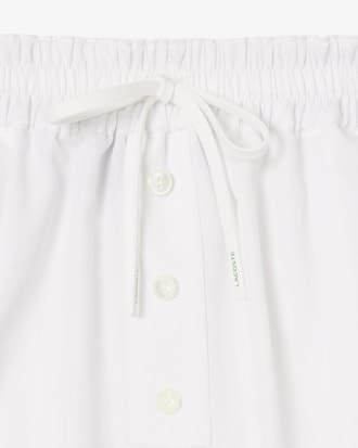 Runway Short Pleated Poplin Shorts