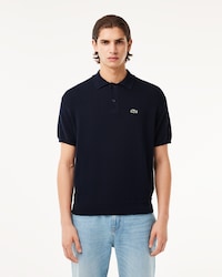 Men's Relaxed Fit Cotton Polo Sweater