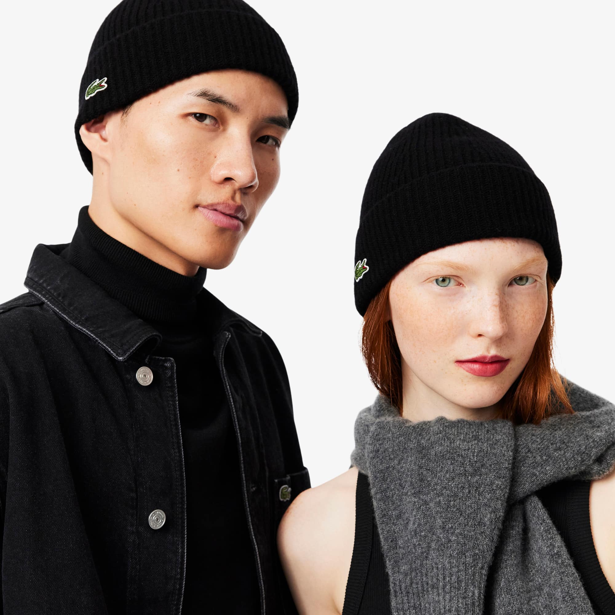 Unisex Rib Knit Wool Beanie - Caps & Hats - New In 2026 | Lacoste