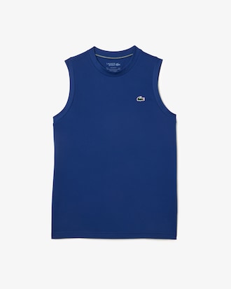 Playera sin mangas de malla de tenis ultra seca