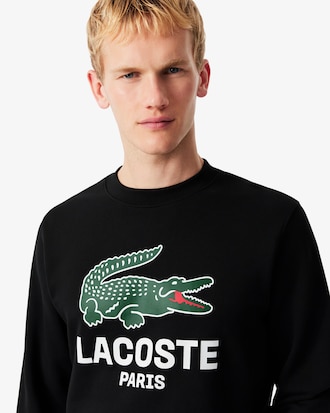 Men's Classic Fit Printed Crew Neck Sweatshirt