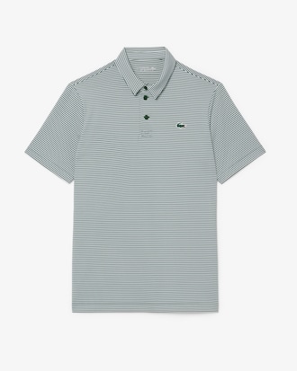 Ultra Dry Striped Golf Polo Shirt