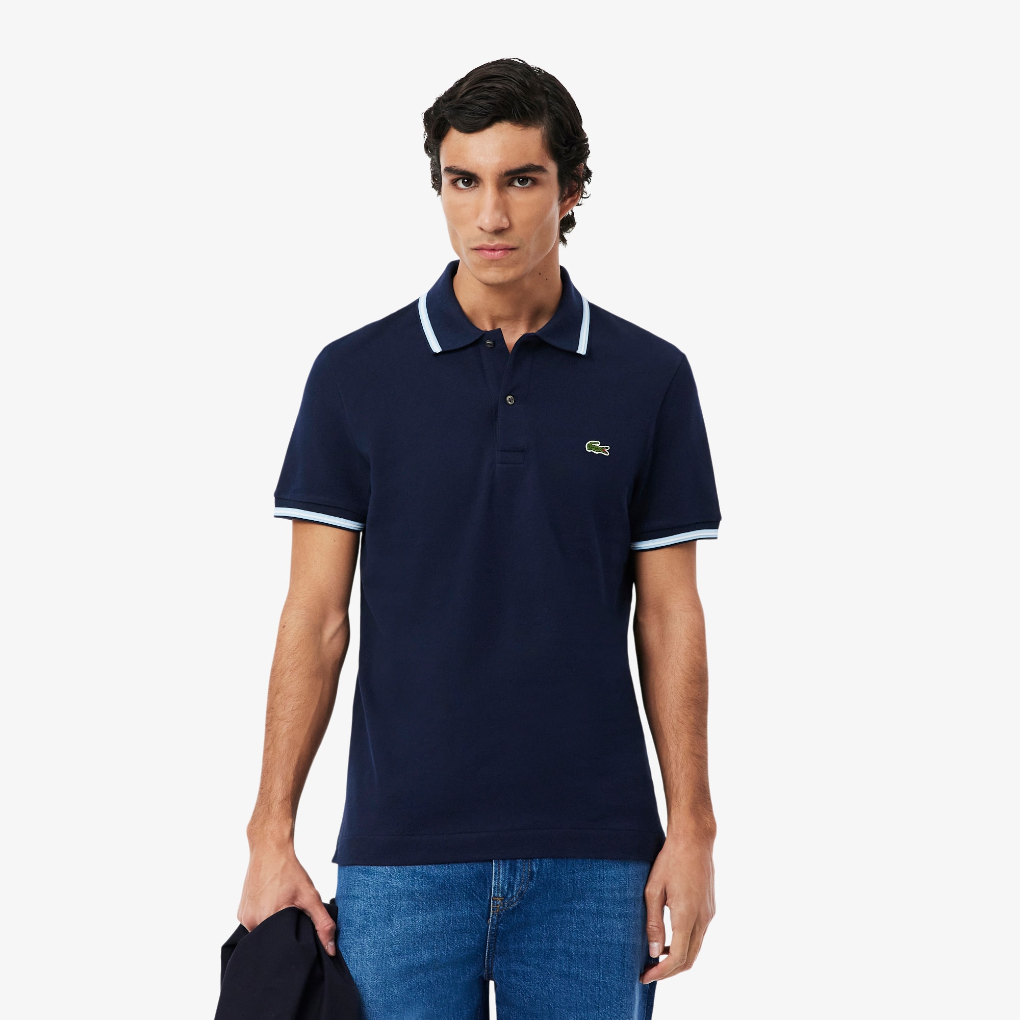 Lacoste Men's Regular Fit Trim Accent L.12.12 Polo