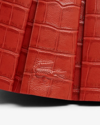 Runway Small Lenglen Crocodile Effect Leather Bag