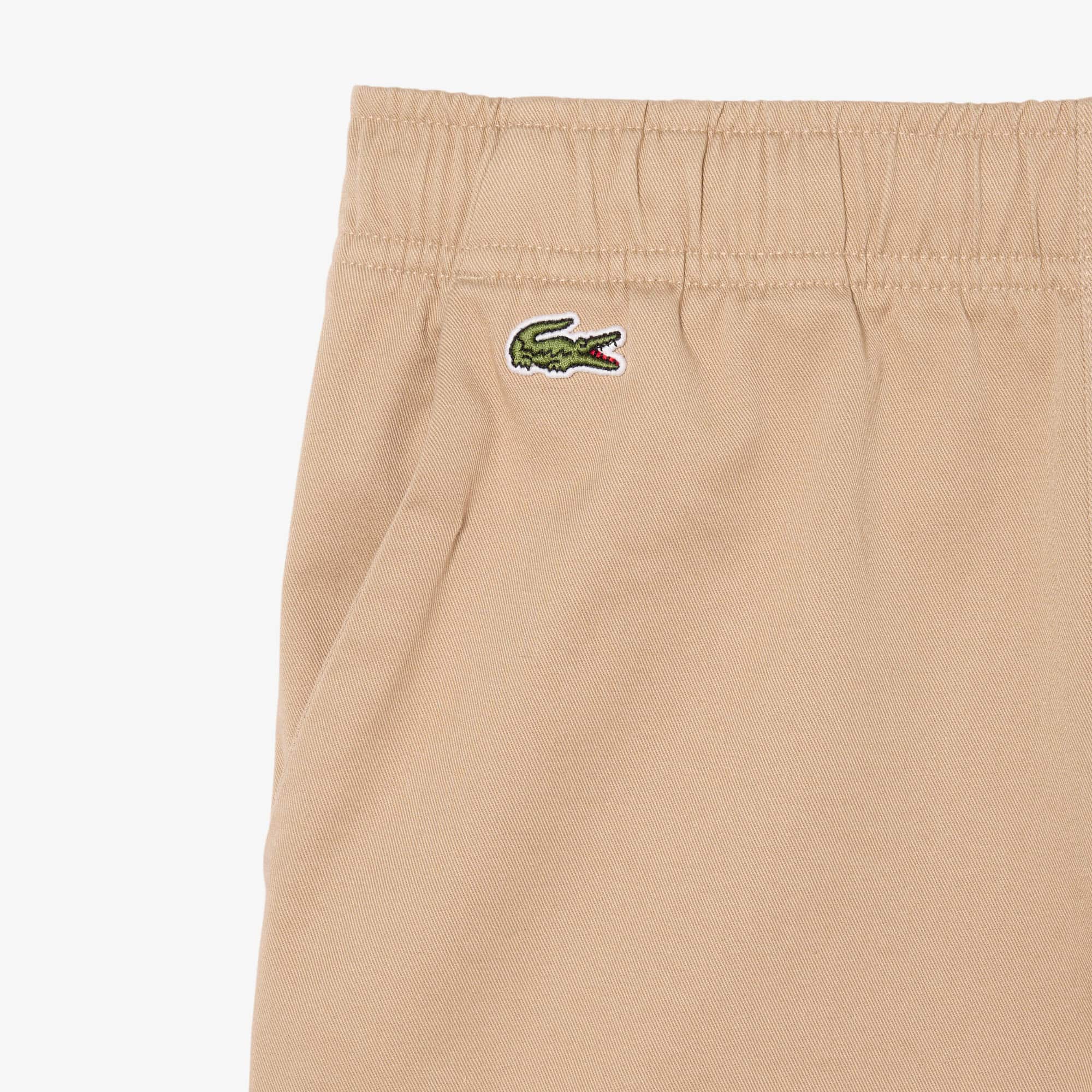 Stretch Cotton Twill Chino Shorts