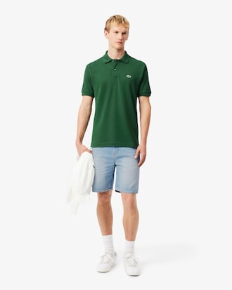 Shorts De Corte Recto Para Hombre