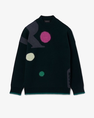 Runway Graphic Jacquard Sweater