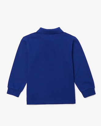 Kids' Long Sleeve Petit Piqué Polo