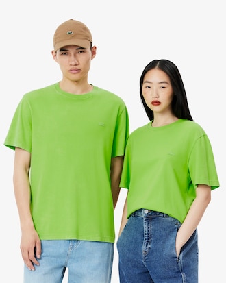 Unisex Washed Effect Heavy Cotton T-Shirt