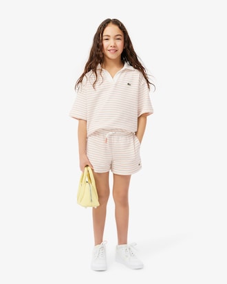 Kids' Striped Terry Polo