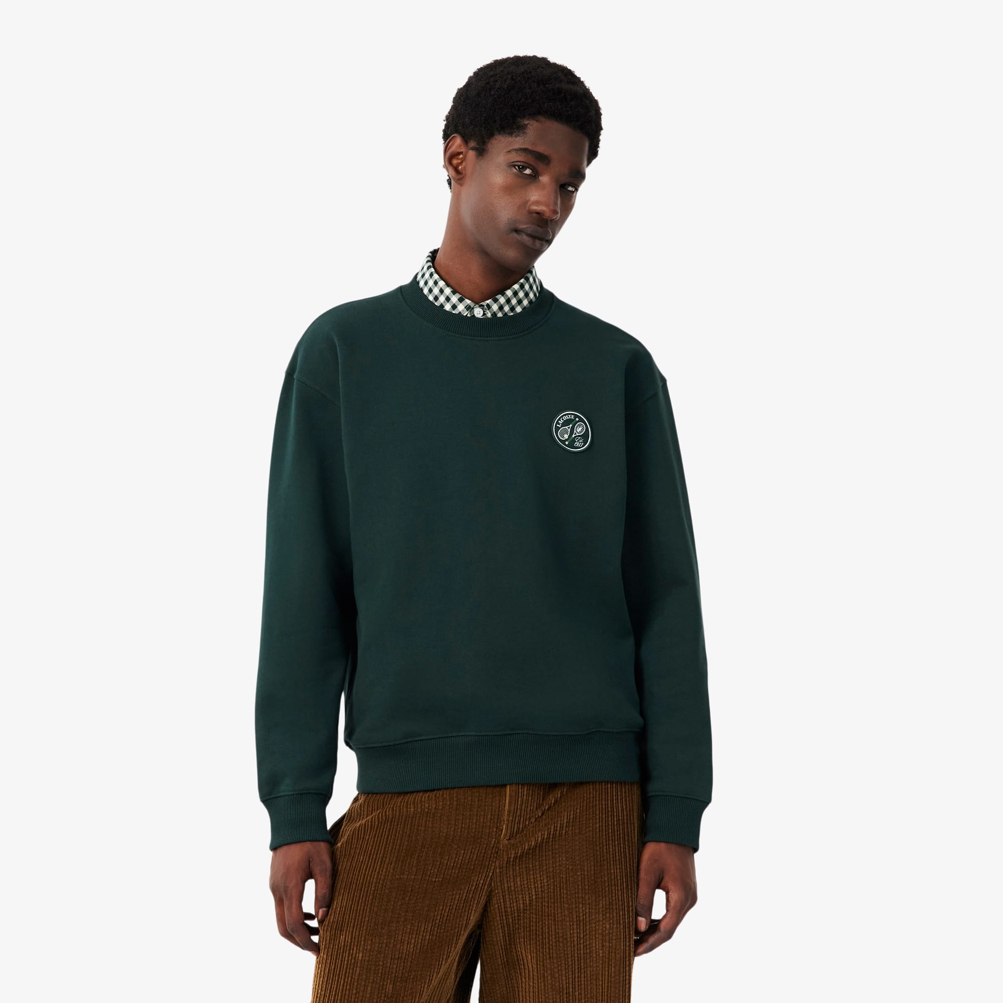 Fleece Badge Sweatshirt
