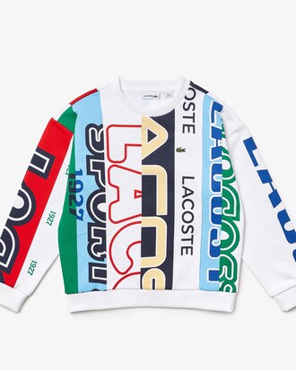 Kids' Print Cotton Fleece Sweatshirt