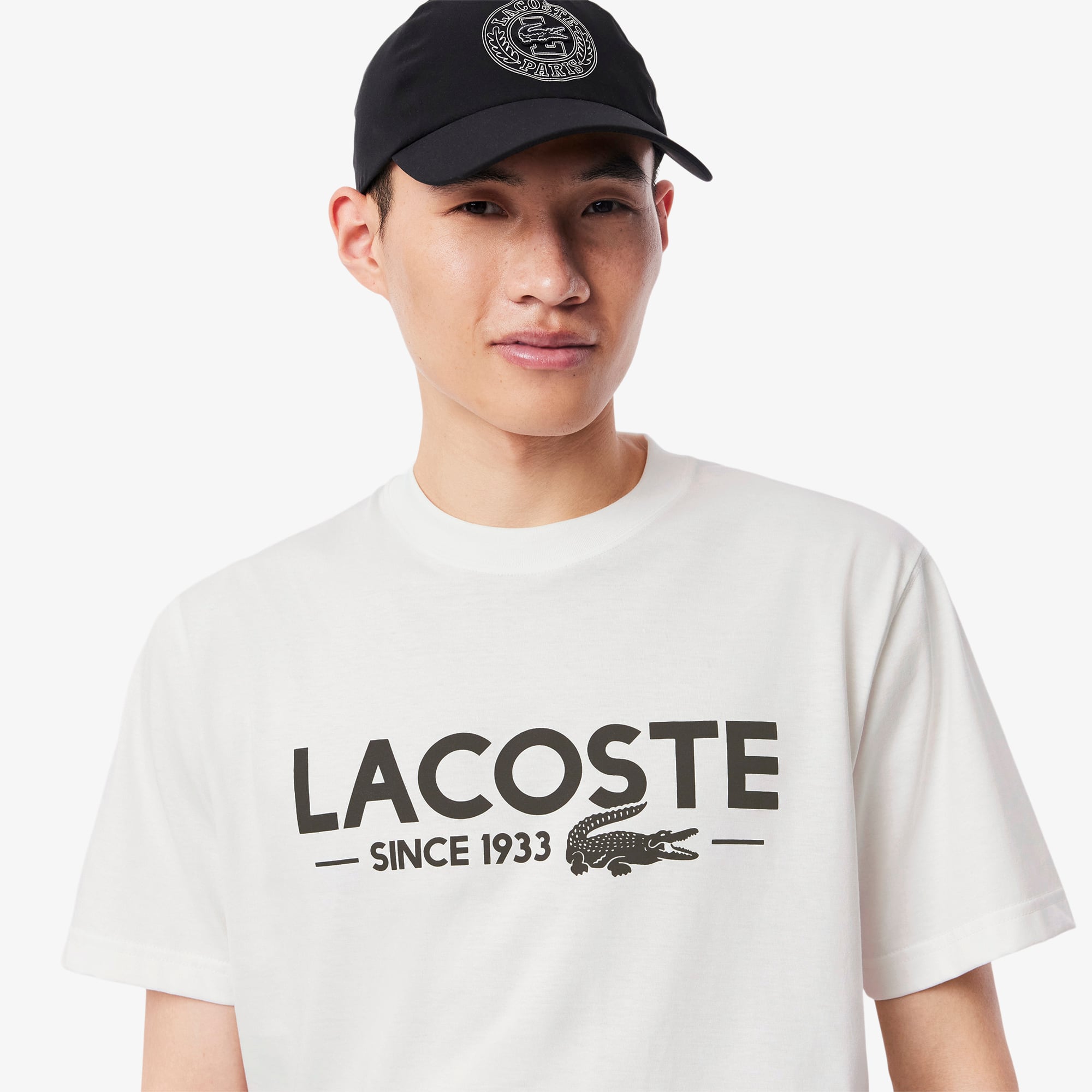 Men's Printed Cotton T-Shirt - T-shirts - New In 2026 | Lacoste