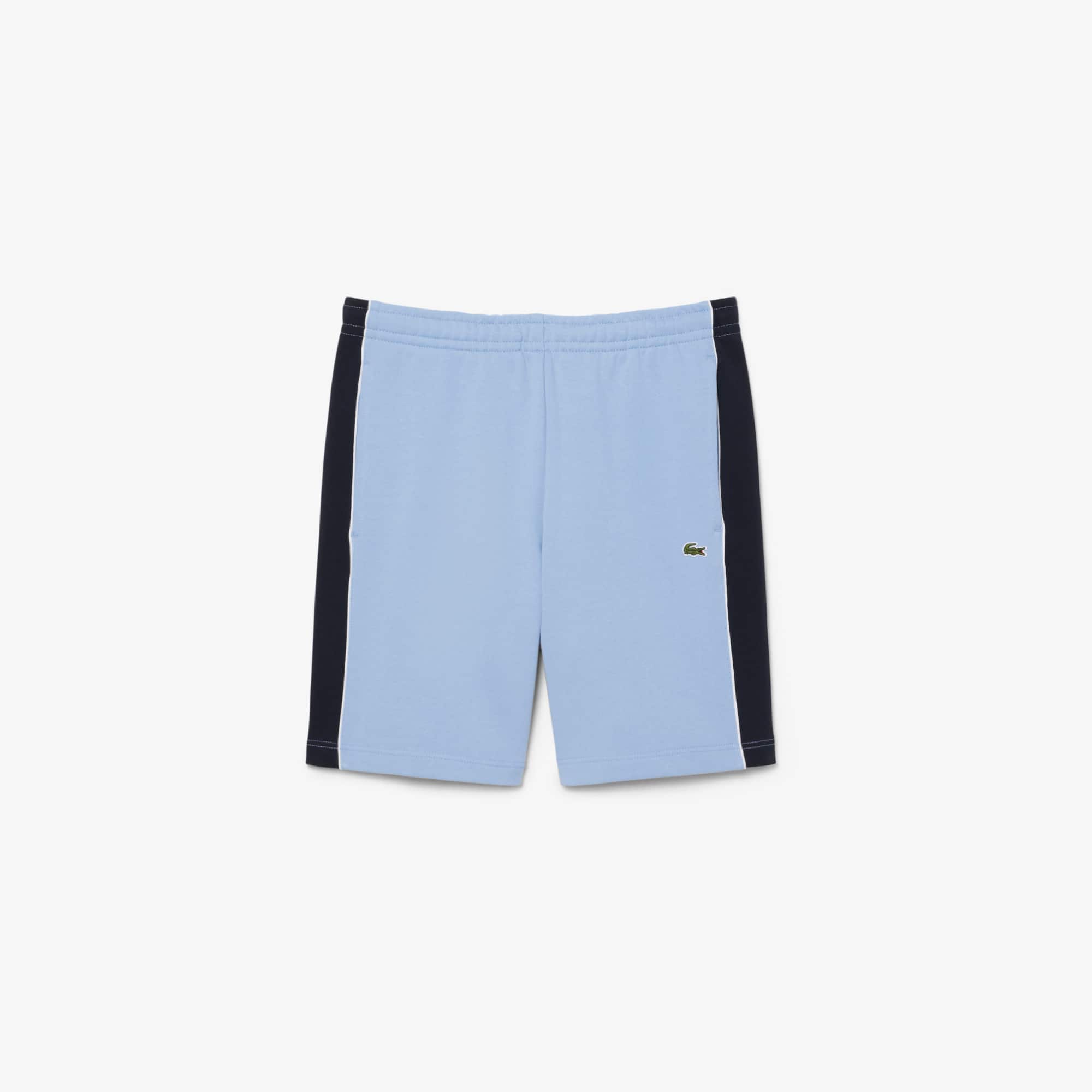 LACOSTE ブルー レギュラーフィット ジャージ US L Regular Fit Colorblock Fleece Shorts - Shorts & Swim - New In 2026