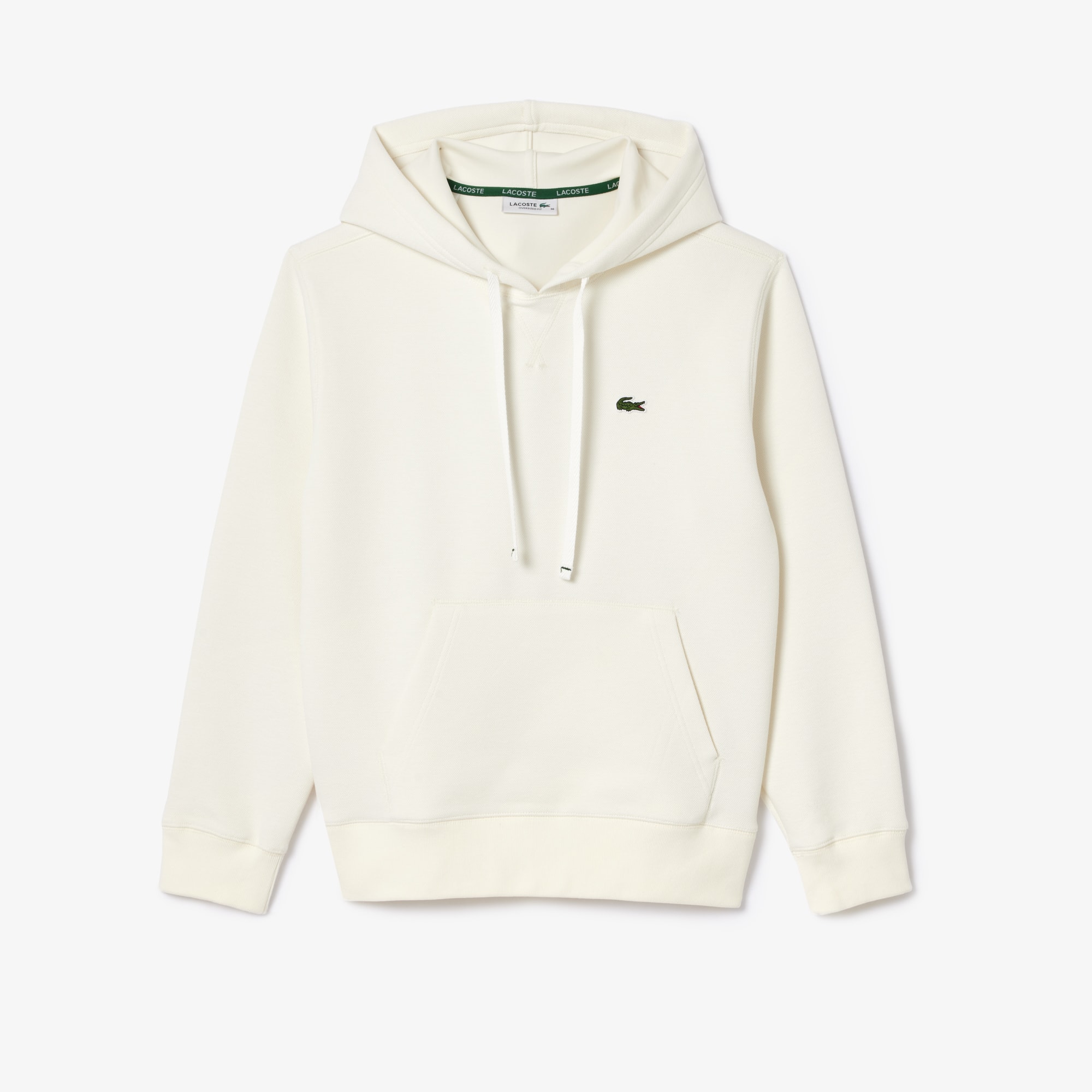 Women's Relaxed Fit Piqué Hoodie - Sweaters & Sweatshirts - New In