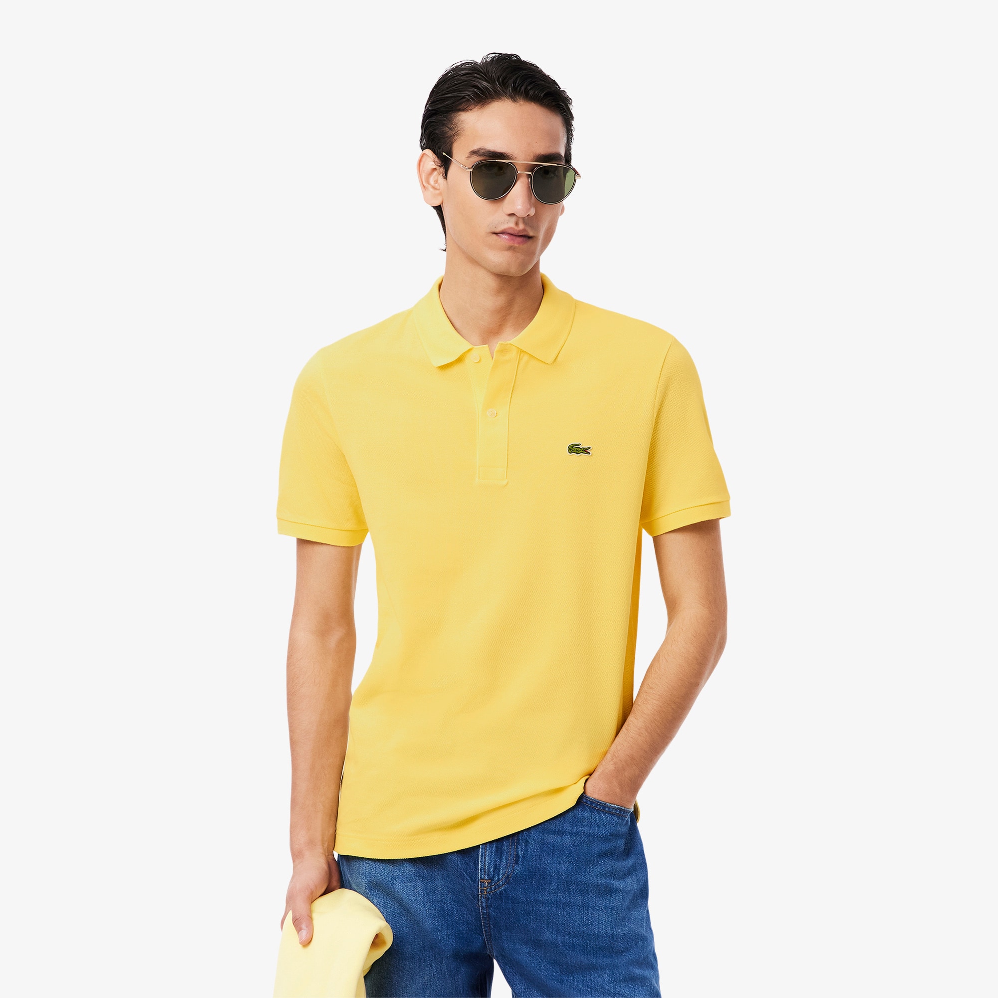 Men's Slim Fit L.12.12 Piqué Polo - Polo Shirts - New In 2026