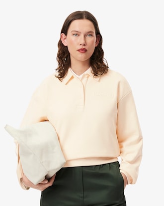 Women's Polo Collar Sweatshirt