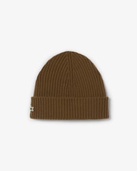 Unisex Rib Knit Brushed Wool Beanie