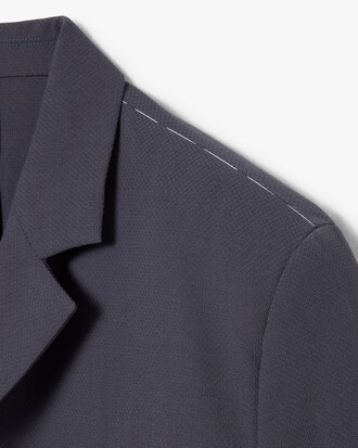 Runway Cropped Jacquard Tailored Jacket