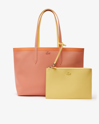 Bolso shopper grande de lona con cierre extra&iacute;ble Anna para mujer