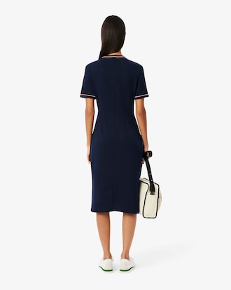 Women's Trim Accent Jersey T-Shirt Dress