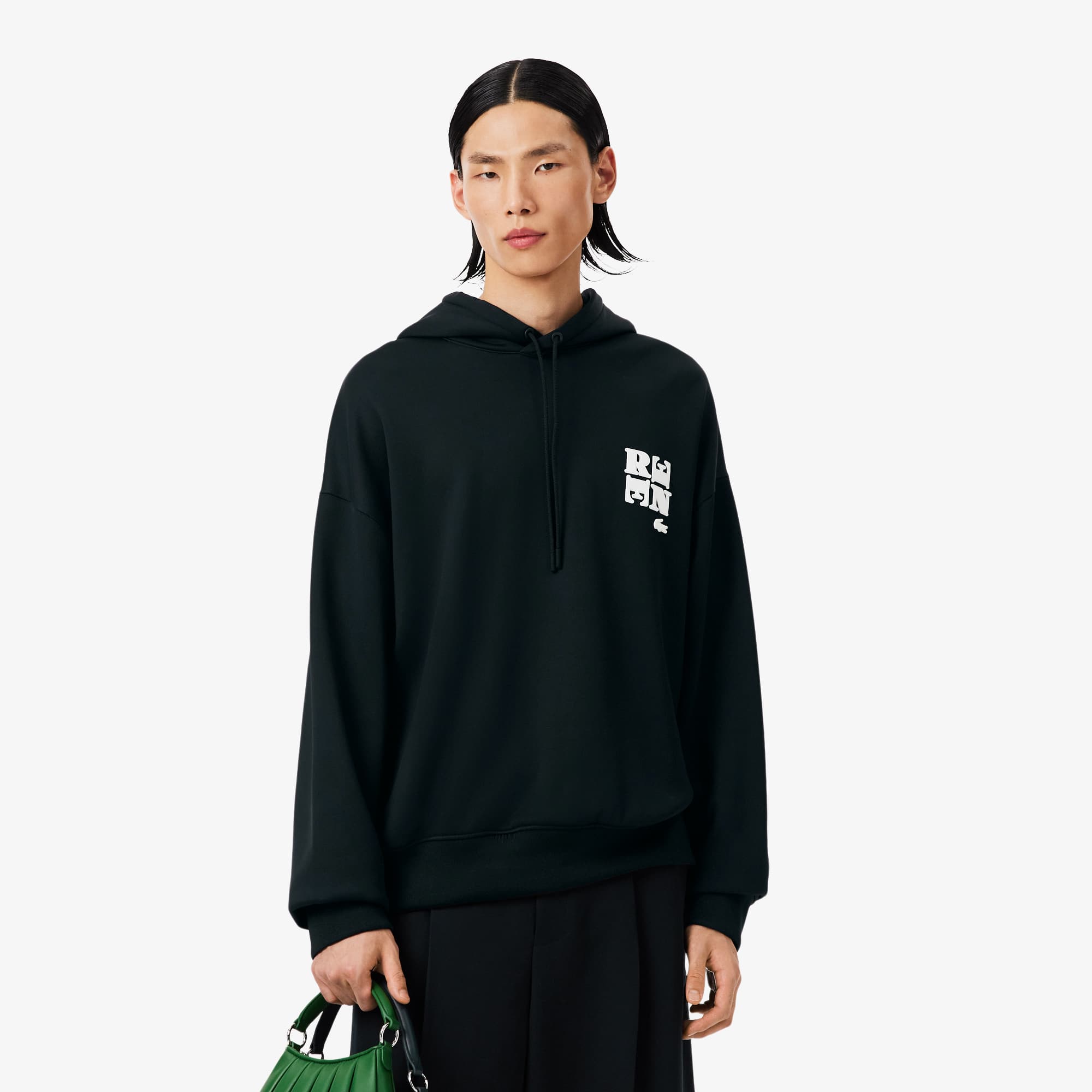 Lacoste Runway Badge Accent Hoodie