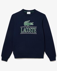 Unisex Fleece Crew Neck Print Sweatshirt