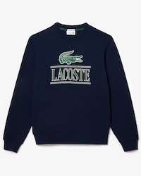 Unisex Fleece Crew Neck Print Sweatshirt