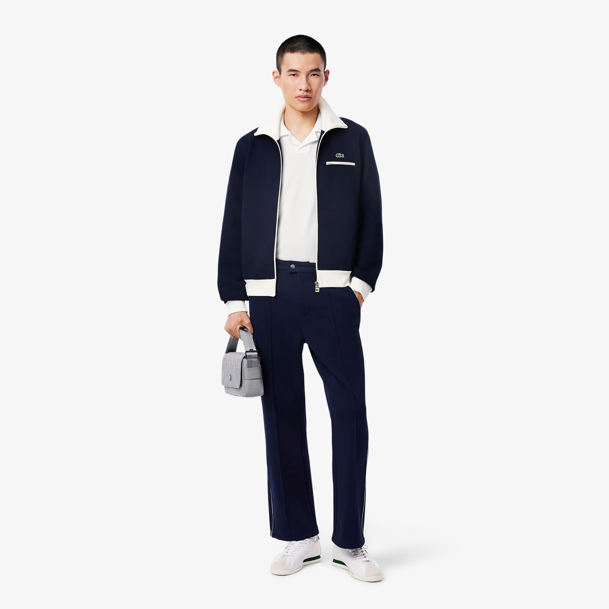 トップス LACOSTE Amazon.com: Lacoste Men's Unisex Zip High Neck Organic