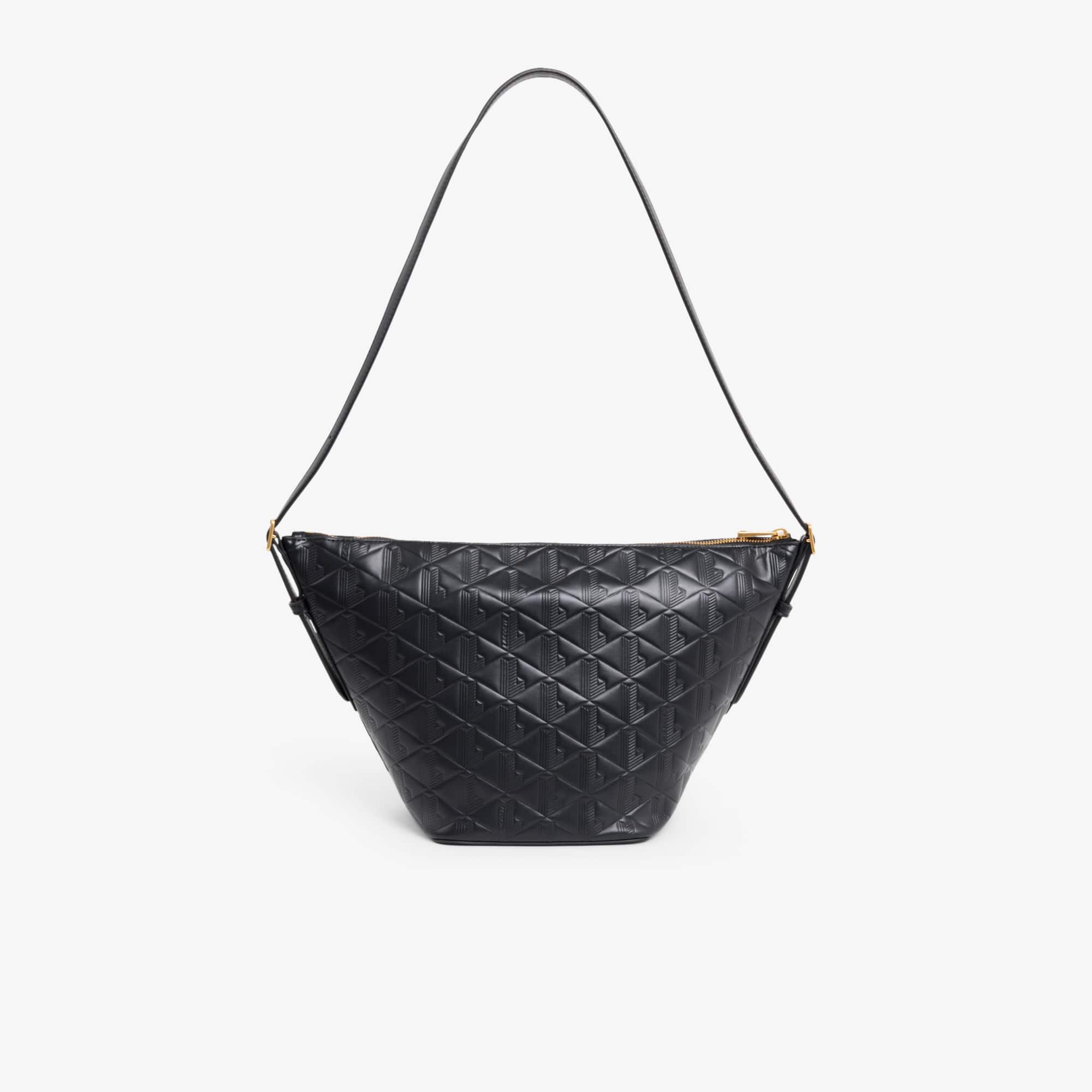 Maheki Embossed Leather Hobo Bag