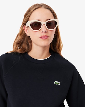 Women's Crew Neck Piqué Sweatshirt