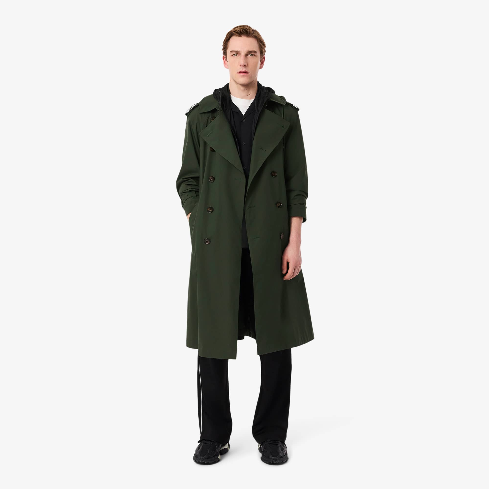 Men's Water-Repellent Windproof Trench Coat - Jackets